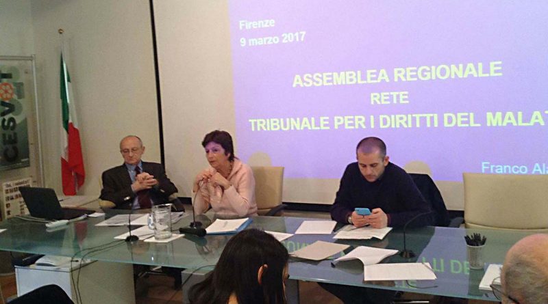 Tribunale Diritti del Malato: assemblea regionale - Firenze, 9 Marzo 2017